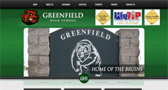 Desktop Screenshot of greenfieldhs.org